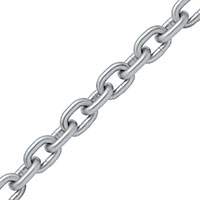 Chain - Black – Mild Steel Regular Link - The Rigging Shed