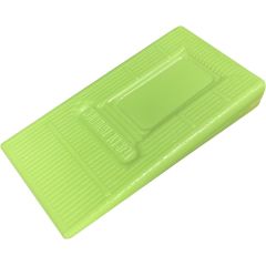 Beaver State Plastics Hardbody Plastic Felling Wedge 5-1/2" - Hi-Vis Green