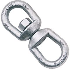 1-1/2" Crosby G-402 Eye & Eye Swivel - Hot Dip Galvanized