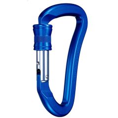 SMC CrossOver Aluminum Carabiner - Screw Locking - Blue (NFPA)