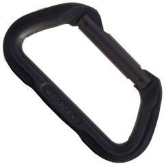 SMC Force D Aluminum Carabiner - Non-Locking - Black