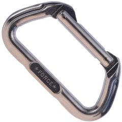 SMC Force D Aluminum Carabiner - Non-Locking - Bright