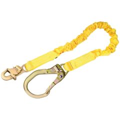 DBI-SALA® 6' ShockWave™2 Shock Absorbing Lanyard (Steel Rebar Hooks)