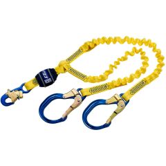 DBI-SALA® 6' Twin-Leg EZ-Stop™ Shock Absorbing Lanyard (Aluminum Rebar Hooks)