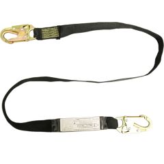 French Creek 6' Kevlar Shock Absorbing Lanyard (Steel Snap Hooks)